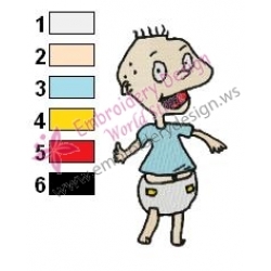 Tommy Pickles Rugrats Embroidery Design 04